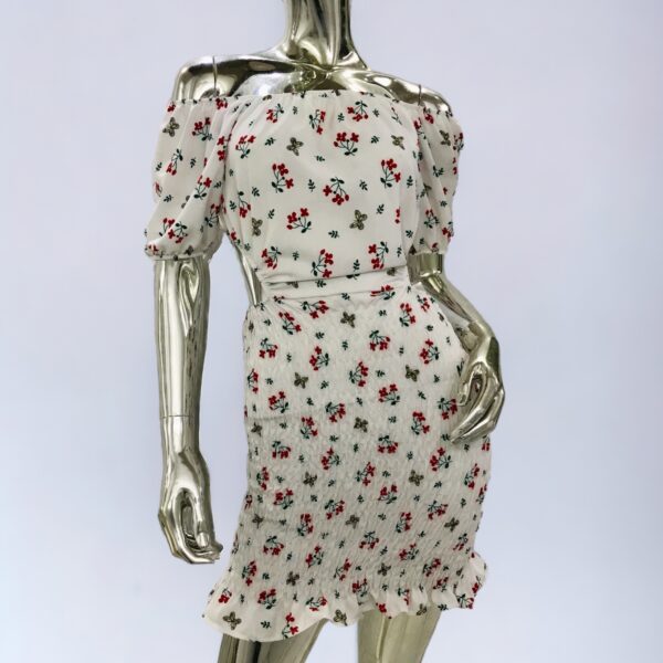 Vestido Alcinha Lastex Ombro a Ombro Branco Tam.Unico