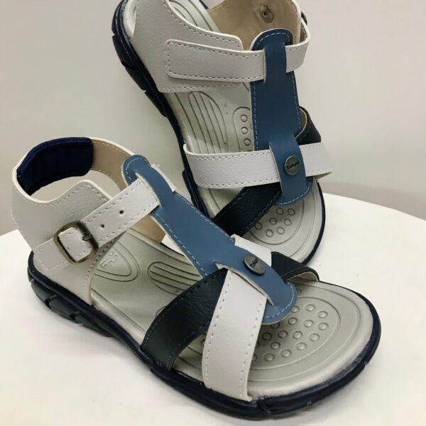 Sandalia Cinza/Azul Masc. Ref.3021-585 - TokPé