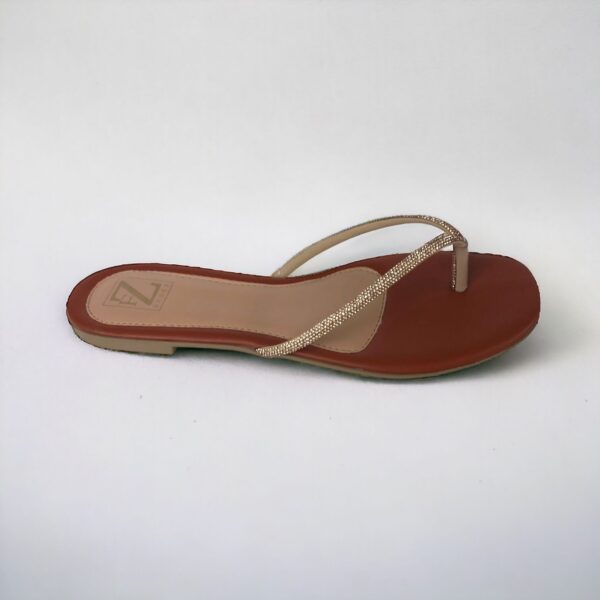 Chinelo Rasteiro Napa Canela 521-599 FZ Shoes - Image 2