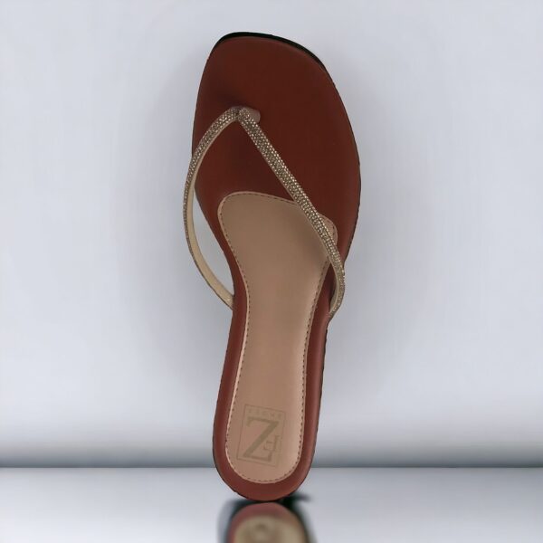 Chinelo Rasteiro Napa Canela 521-599 FZ Shoes