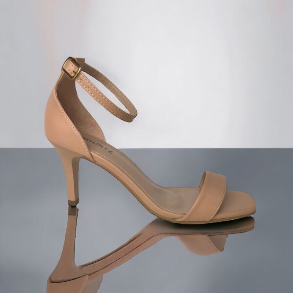 Sandalia Bico Quadrado Nude Ref. M1837 - Bourtz
