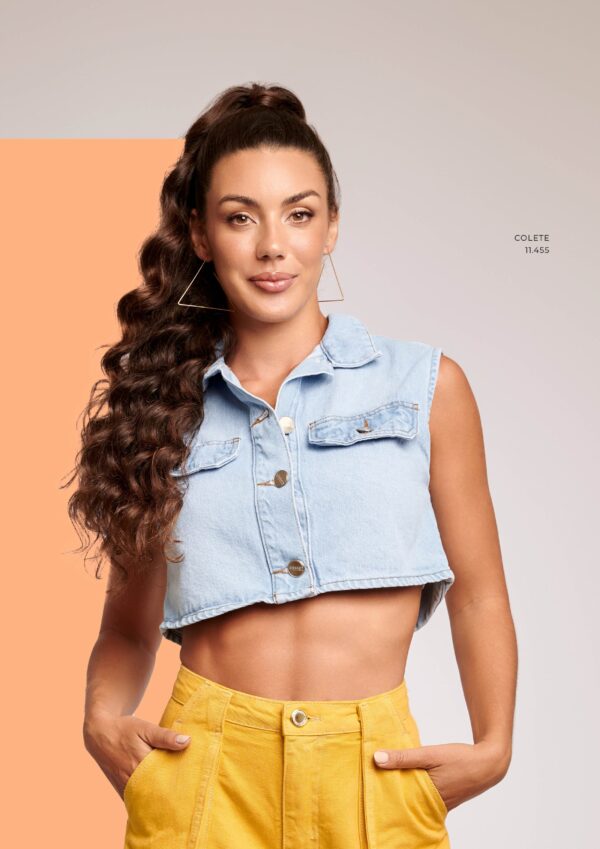 Colete Jeans c/ Pense Ref. 11455 - Lottus
