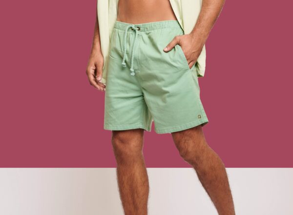 Short Masc. Color Verde Ref.11488 - Lottus