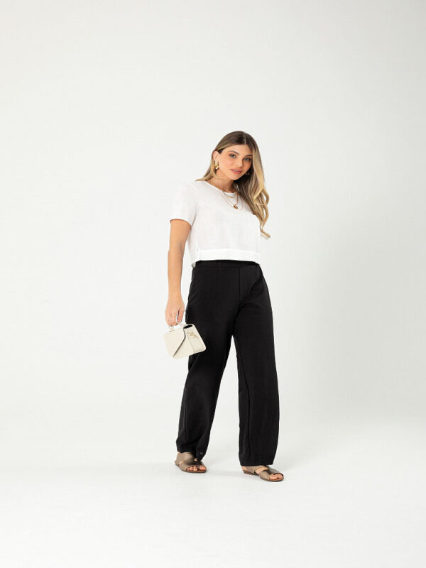 Blusa Cropped Off White Ref.C33795-1009 - Cativa