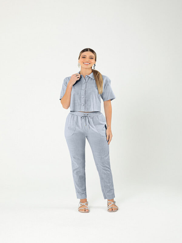 Calça Feminina Azul Clear Blue Ref.C50787-6058 - Cativa
