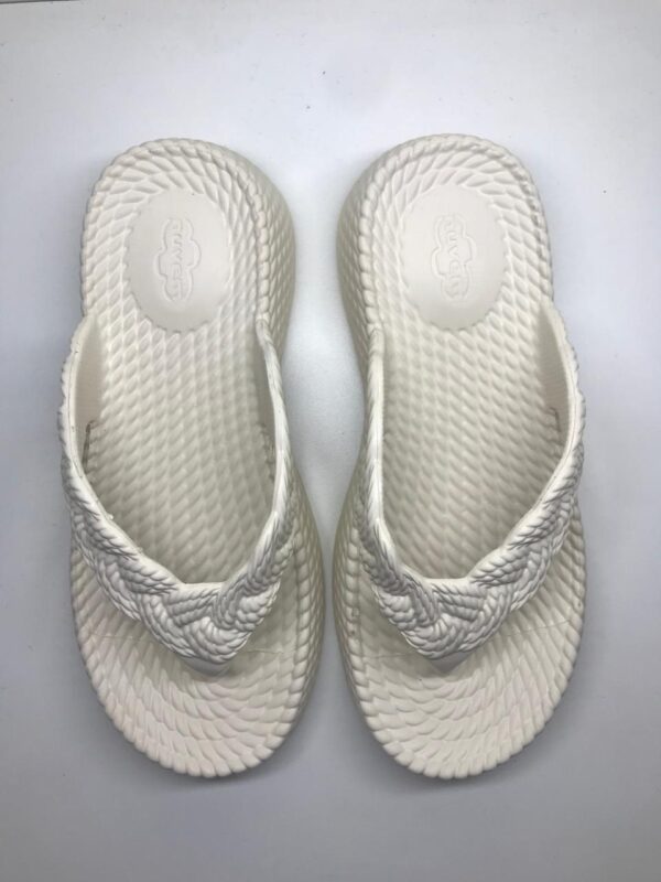 Chinelo em Plataforma Slide Eva Off White Fem. Ref.360 - Image 6