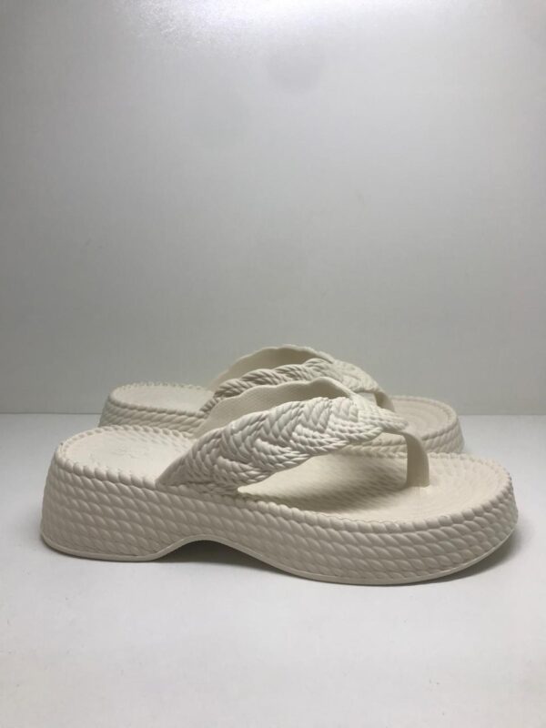Chinelo em Plataforma Slide Eva Off White Fem. Ref.360 - Image 9