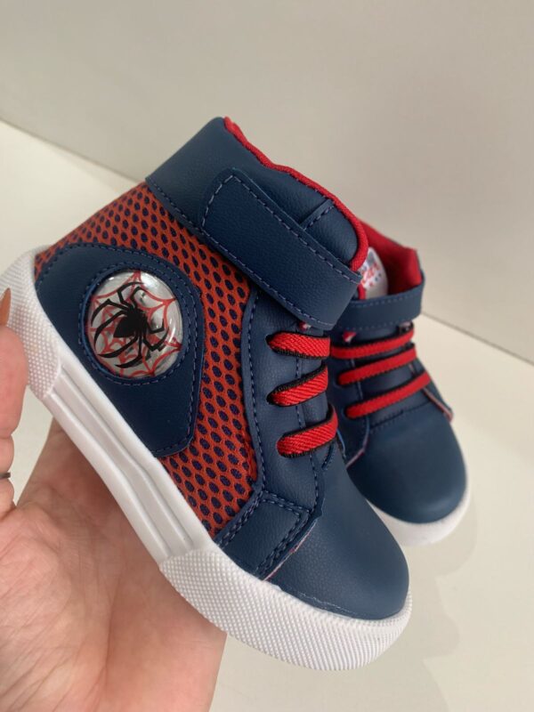 Tenis New Star Cano Alto Homem Aranha Ref.068.006.023 - Carinha de Nenem - Image 3