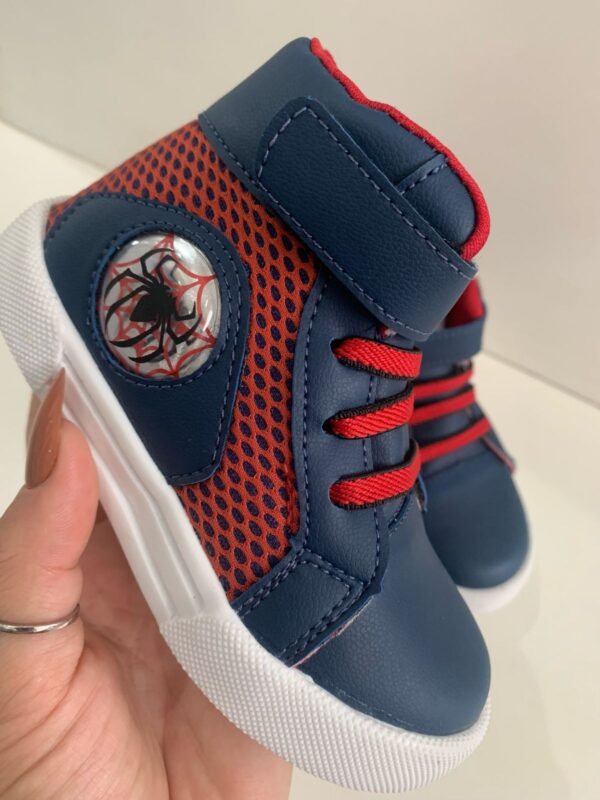 Tenis New Star Cano Alto Homem Aranha Ref.068.006.023 - Carinha de Nenem - Image 2