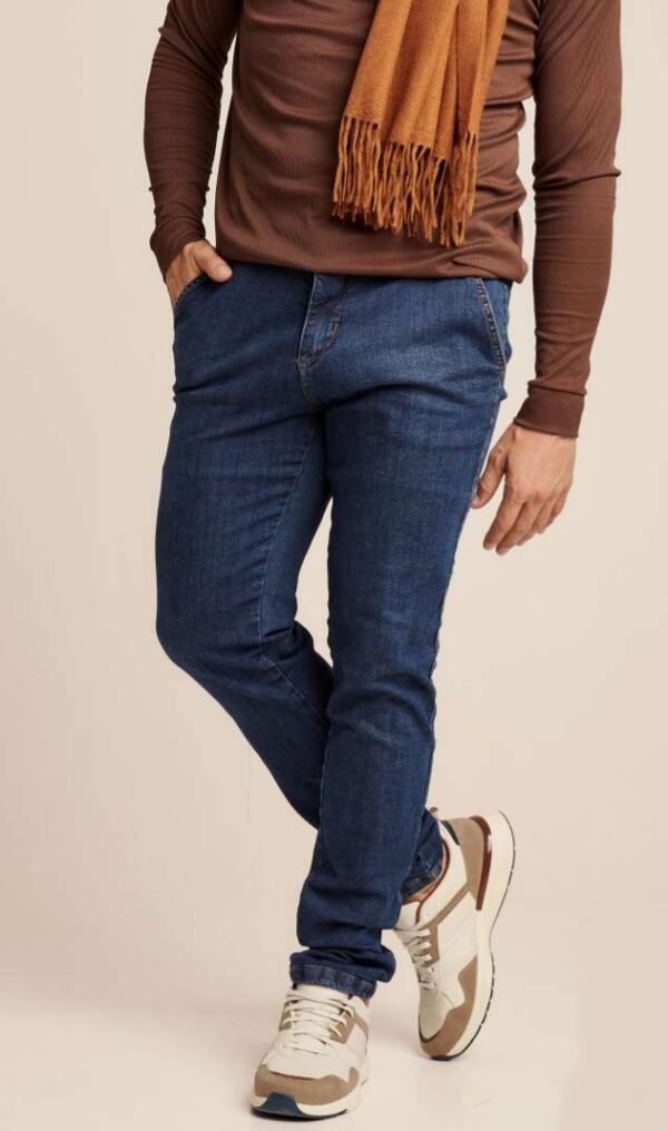Calça Masc. Alfaiataria Jeans Ref.11576A - Lottus - Image 2