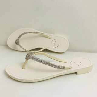 Rasteita c/Stras Off White Laura L113 - Evoluxe